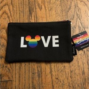 Disney rainbow pride love pencil case
